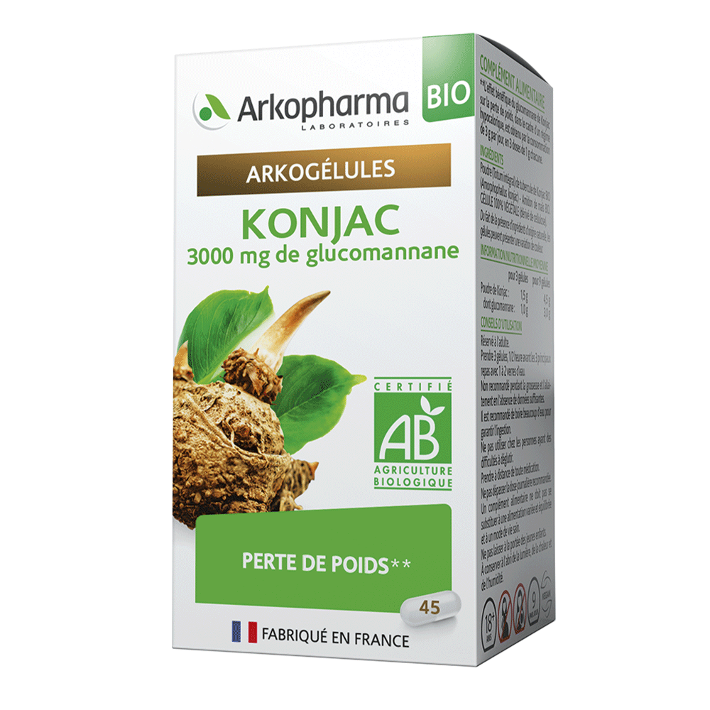 Arkopharma Arkocapsules Organic Konjac x 45