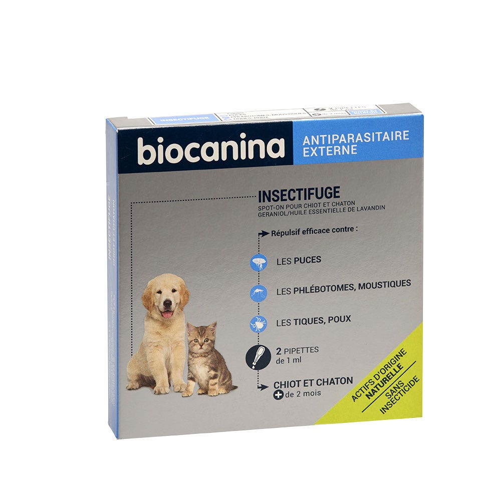 Biocanina Pest Control INSECT REPELLENT PUPPY KITTEN 2 pipettes
