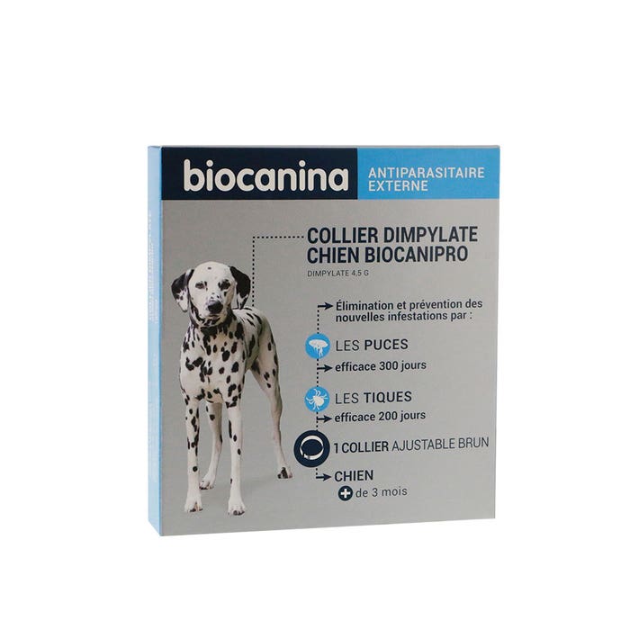 BIOCANIPRO DOG COLLAR x1 unit Antiparasitaire externe Biocanina