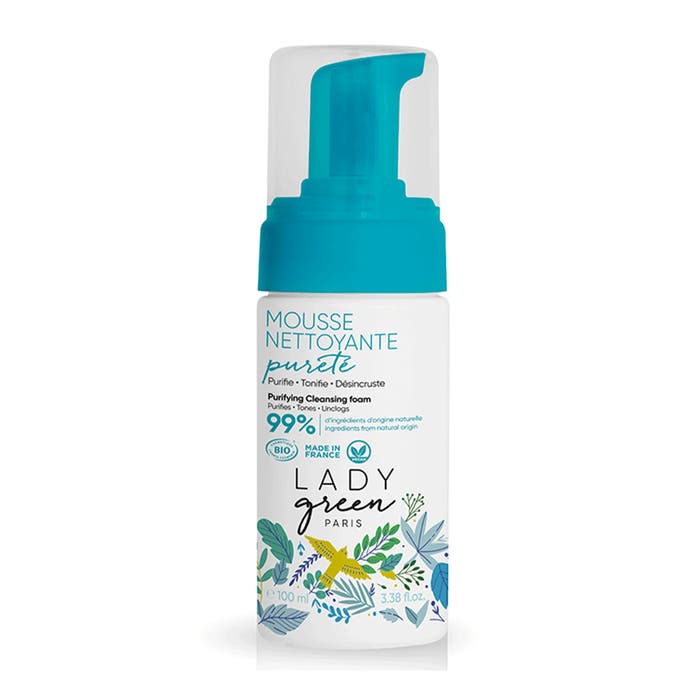 Lady Green Rituel Purete Organic Face Cleansing Foam For Young Skin Peaux normales à grasses 125 ml