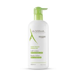 A-Derma Les Indispensables Moisturising Body Lotion Delicate And Sensitive Skins A Derma 400ml