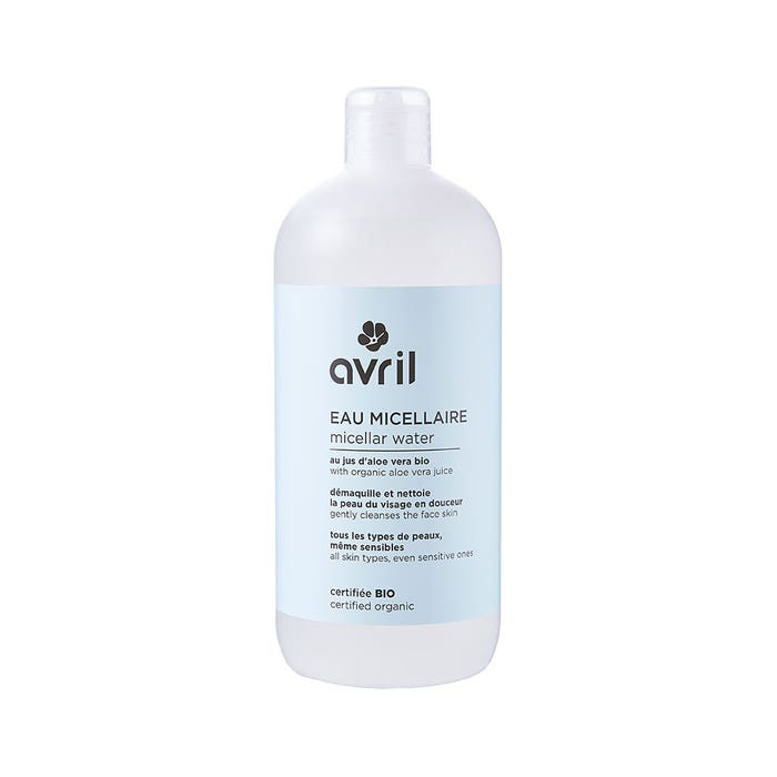 Micellar water with organic aloe vera juice 500ml Avril