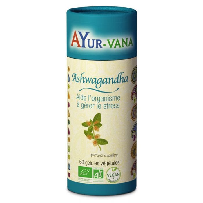 Ashwagandha Bioes 60 capsules Stress Ayur-Vana