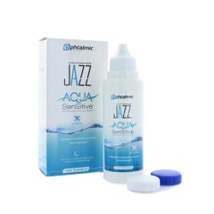 Ophtalmic Aqua Sensitive Jazz multifunction solution for all types of soft lenses 100ml