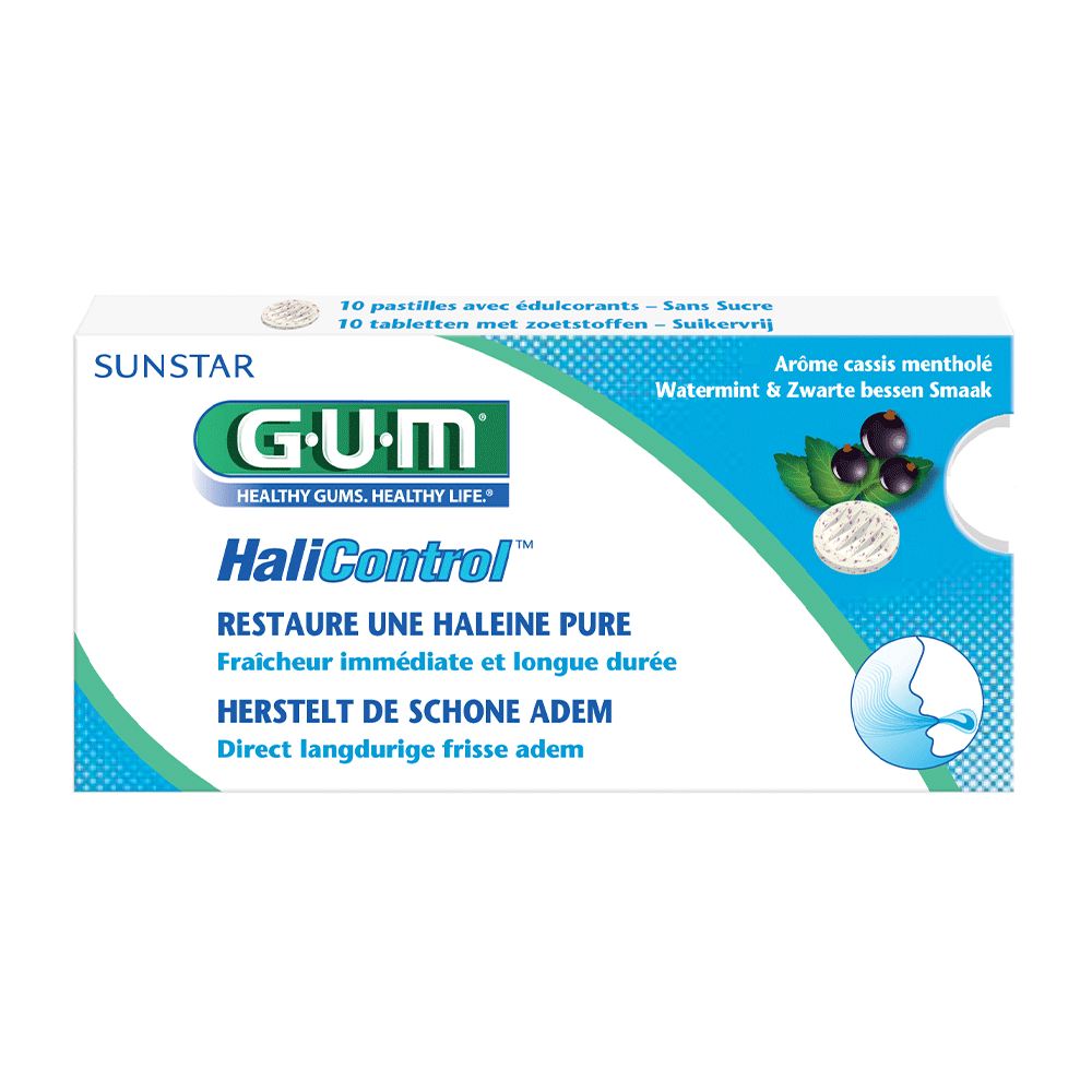 Sugar Free Breath Lozenges Halicontrol x10 Gum Easypara