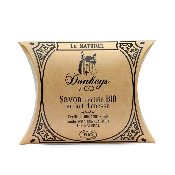 Donkeys & Co Savon au lait d'ânesse Bio 100g