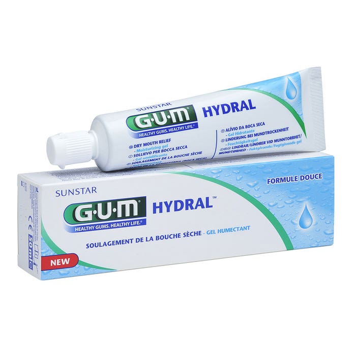 Gel Humectant Dry Mouth Relief 50ml Hydral Gum