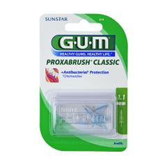 Gum Proxabrush 1.1mm interdental brush refills X8 x8