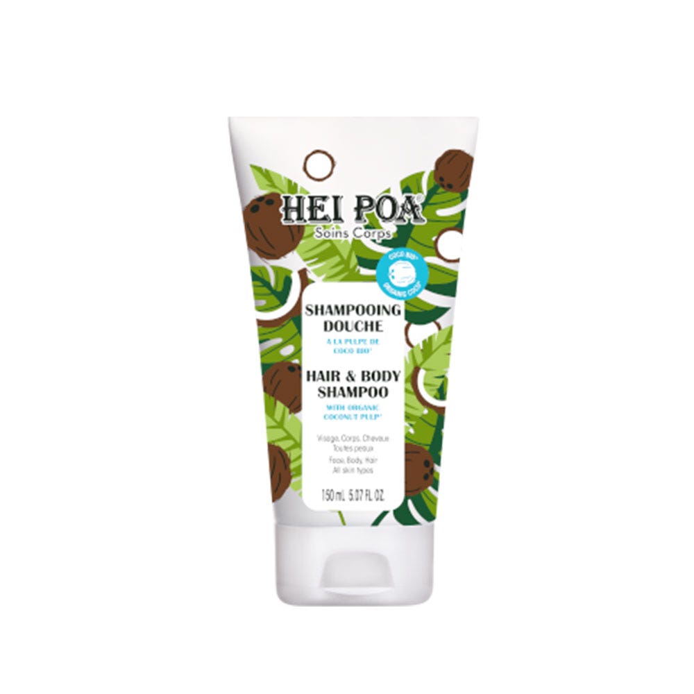 Hei Poa 3-in-1 Dusch-Shampoo Mit Bio-Kokospulpe – 150 Ml, Für Körper & Haare