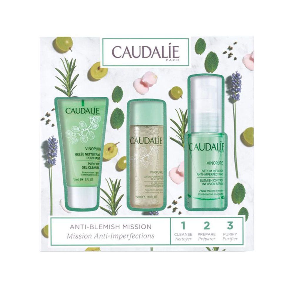 Caudalie Mission Anti-imperfections Giftbox Nettoyer, préparer, purifier 110ml