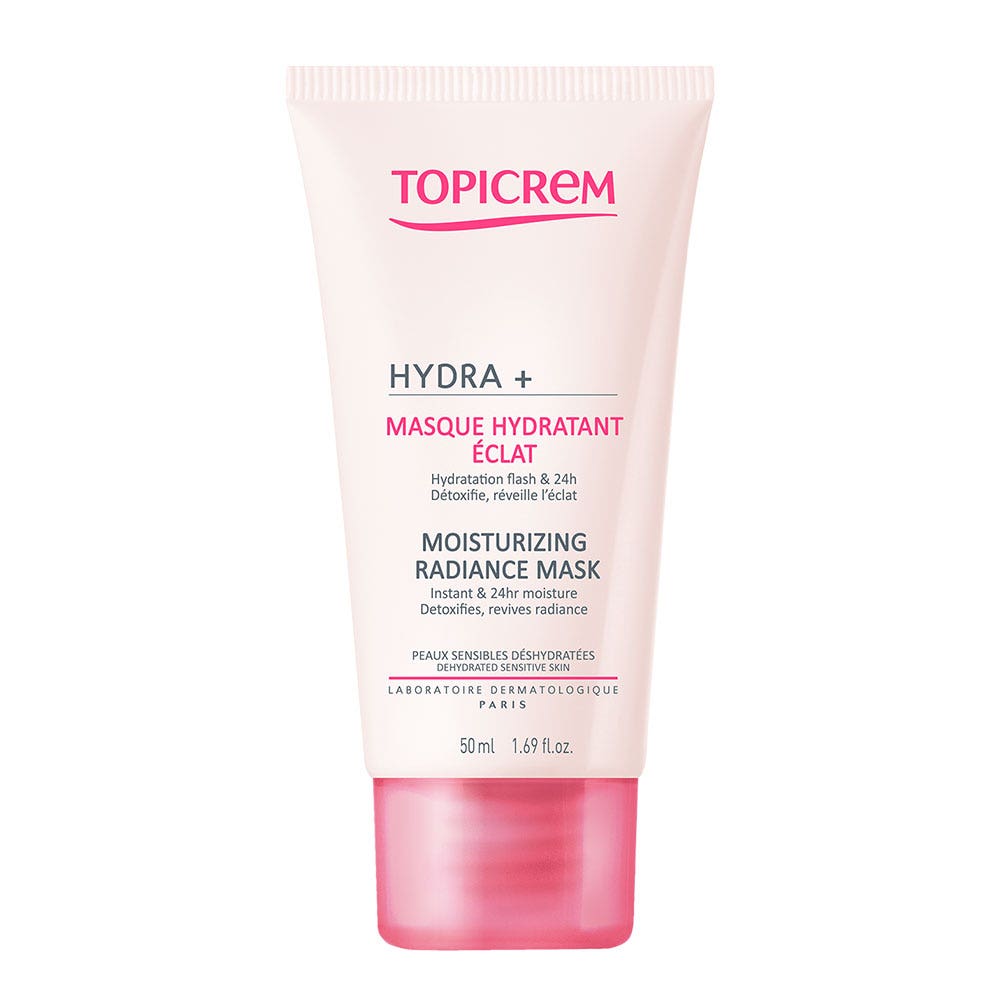 Topicrem Hydra+ Radiance Hydrating Mask Peaux Sensibles Déshydratées 50ml