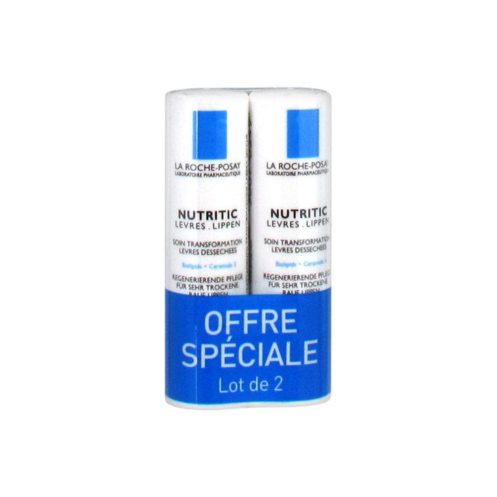 La Roche-Posay Nutritic Balm Chapped Lips 2 x 4,7ML
