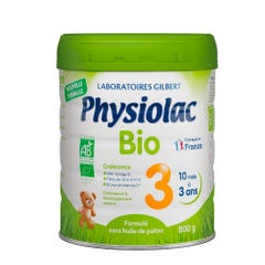 Physiolac Powered Milk Croissance 3 Bio 800g