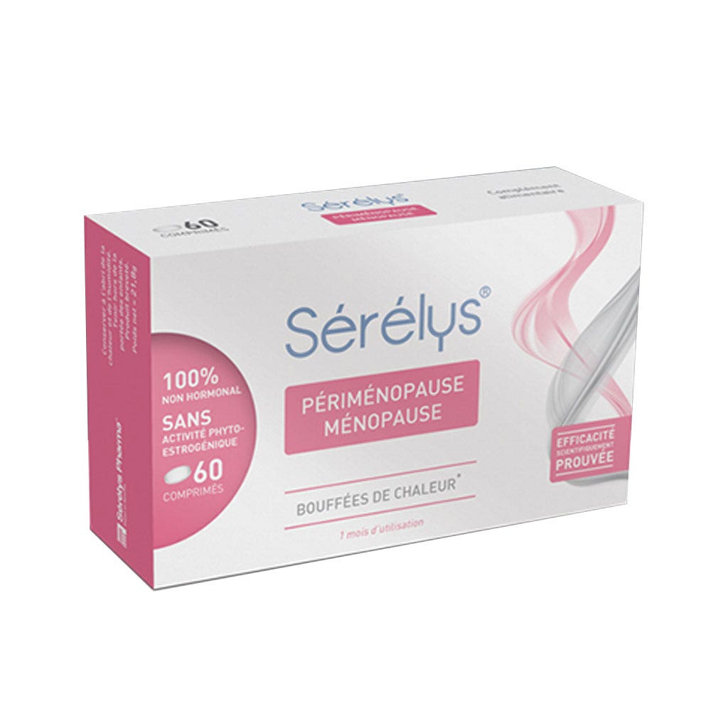 Serelys Pharma Serelys Perimenopause X 60 Tablets Perimenopause et ménopause 60 comprimés