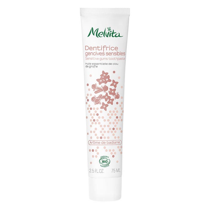 Toothpaste for sensitive gums with star anise 75ml Melvita