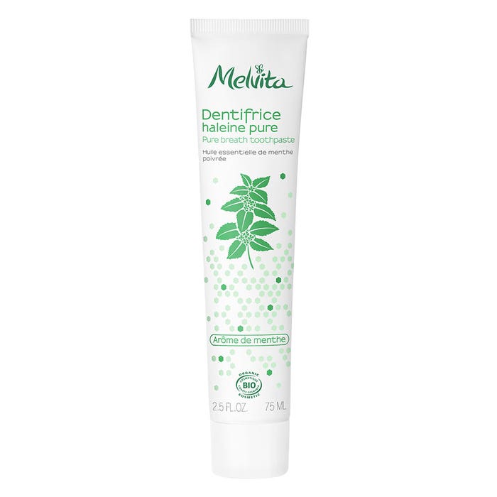 Fresh Breath Mint Toothpaste 75ml Melvita