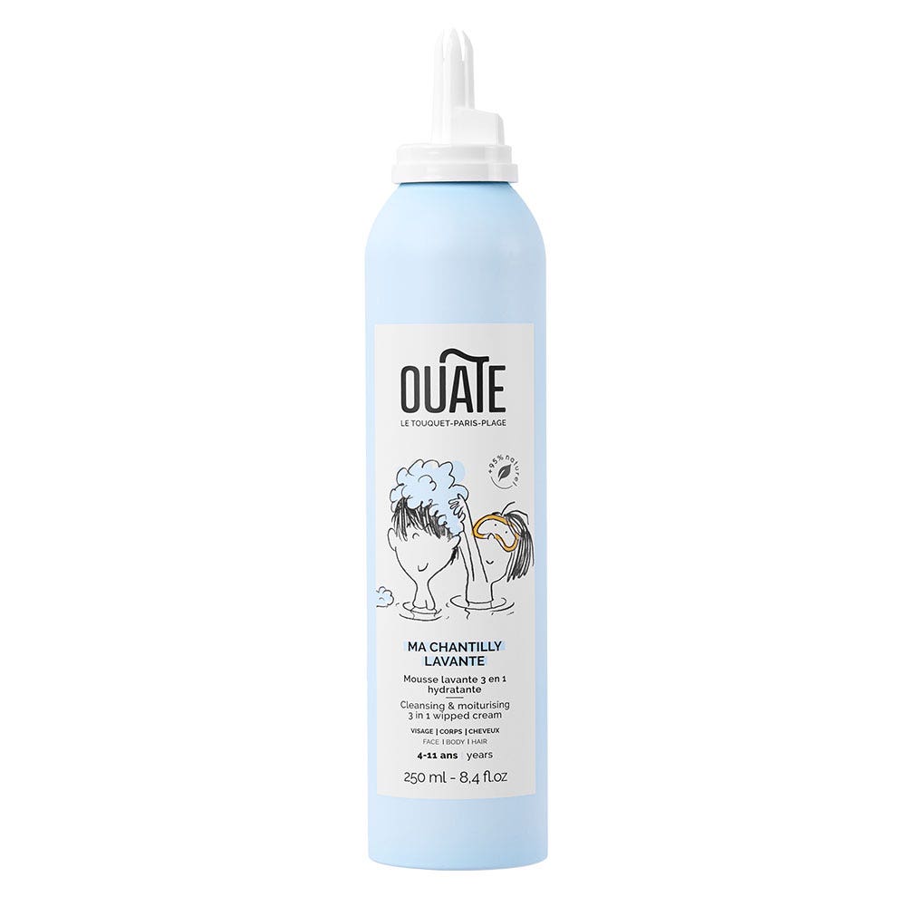 Ouate 4-11 years old Ma chantilly lavante 3-in-1 moisturising cleansing foam, mixed Ouate 250ml