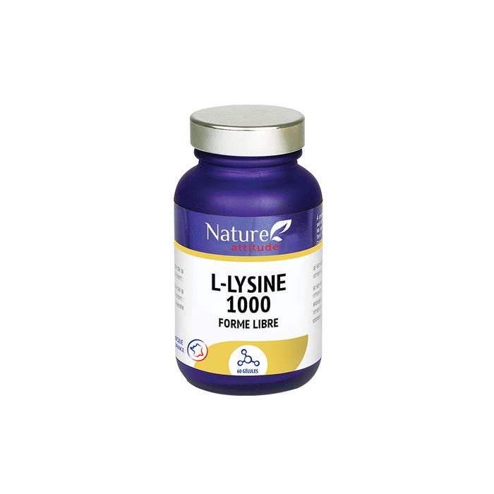 L-lysine 1000 60 capsules Nature Attitude