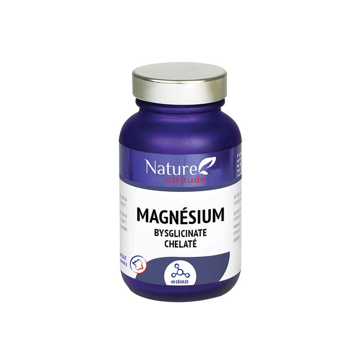 Magnesium bisglycinate chelate 60 capsules Nature Attitude