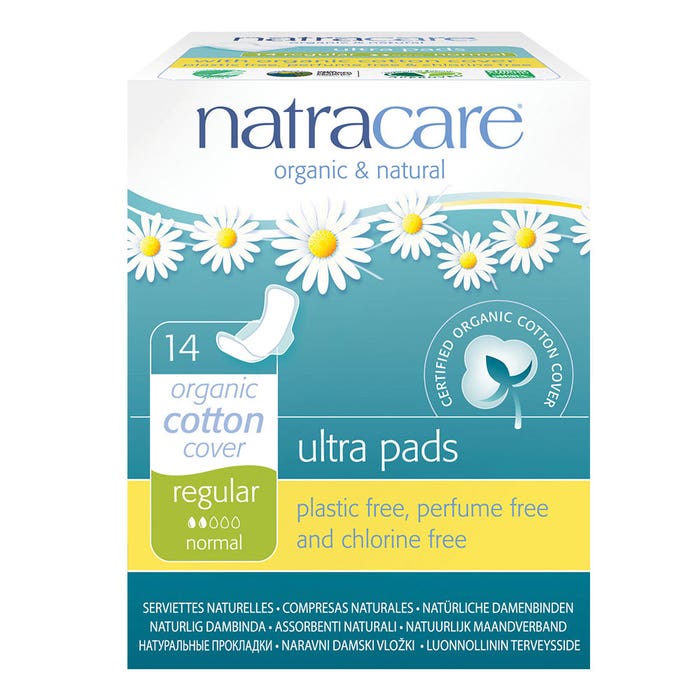 Natural Ultra Regular Towels Box Of 14 Natracare
