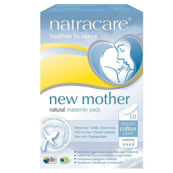 Maternity Pads Box Of 10 Natracare