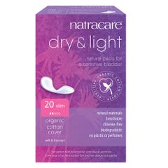 Natracare Slim Dry &amp; Light Incontinence Pads Box Of 20