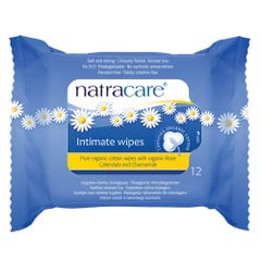 Natracare Bioes Intima Wipes 12 Wipes Per Pack