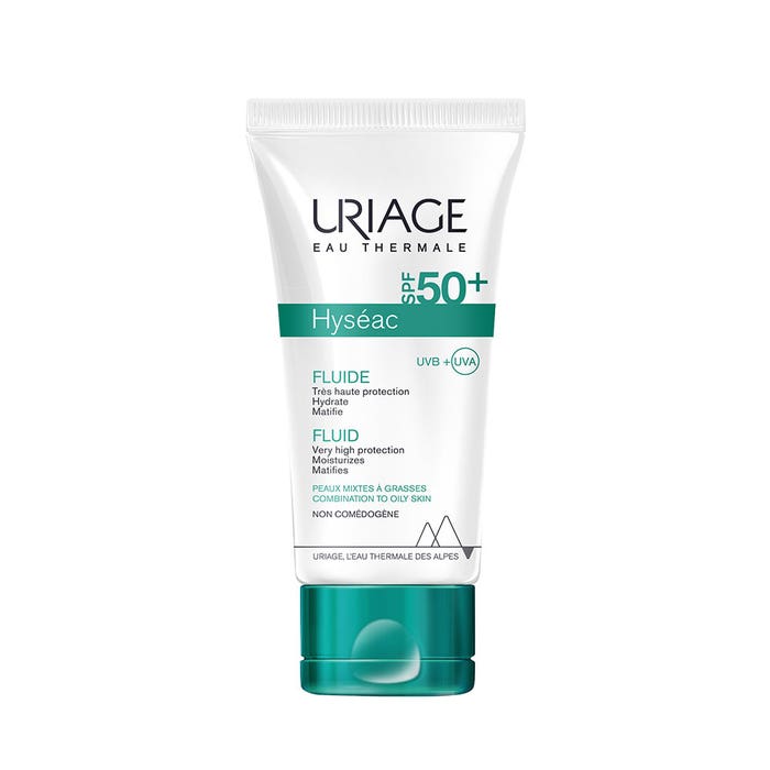 Fluid Spf 50+ Combination To Oily Skins 50ml Hyseac Uriage