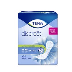 Tena Discreet Protection for women's bladder weakness Extra x20