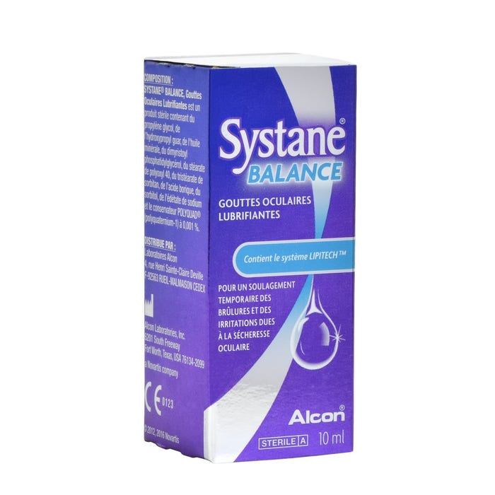 Balance Lubricant Eye Drops 10ml Systane Balance Alcon