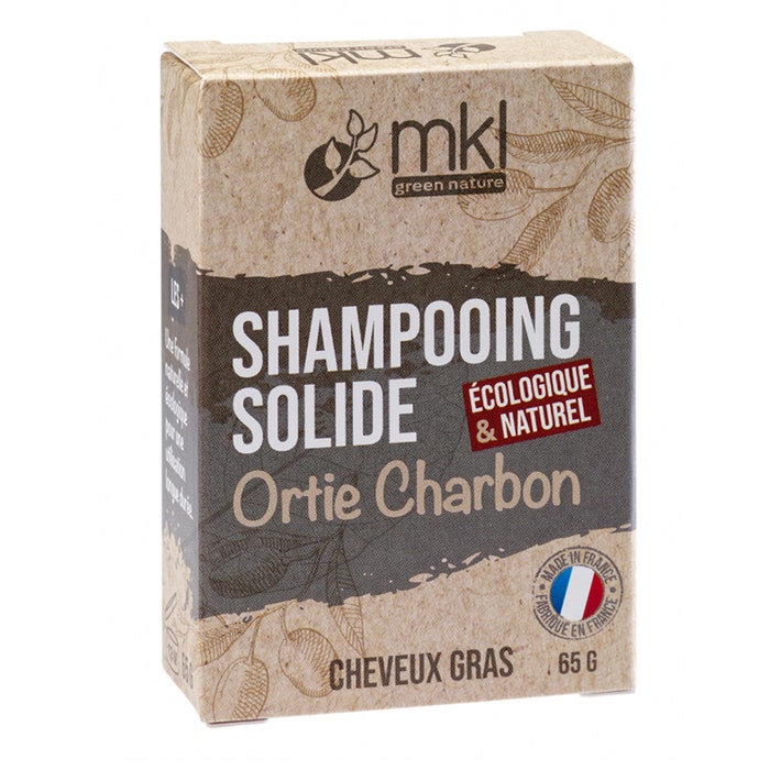 Solide Nettle Charcoal Shampoo 65gr Greasy hair Mkl