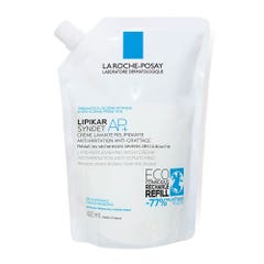 La Roche-Posay Lipikar Syndet AP+ Cleansing Cream for atomic enzema prone skin Eco Refill 400ml