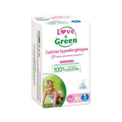 Love&Green Hypoallergenic panties Size 5 Junior 12 to 18kg x18