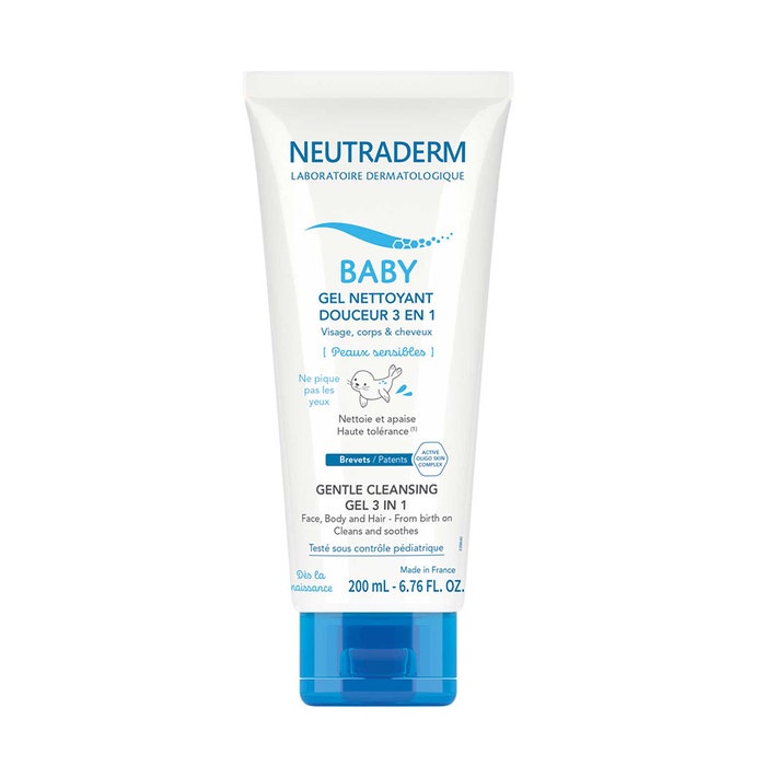 Gentle Cleansing Gel 3 in 1 200ml Baby sensitive skin Neutraderm