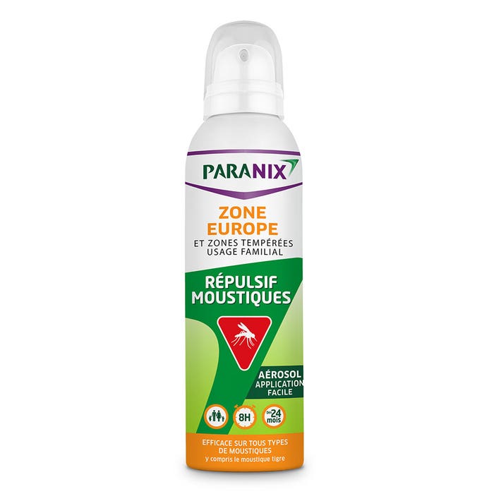 Repellents for Mosquito Zones Europe 125ml For All The Family Paranix