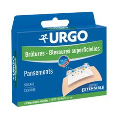 Urgo Superficial Wounds And Burns 6 X Bandages