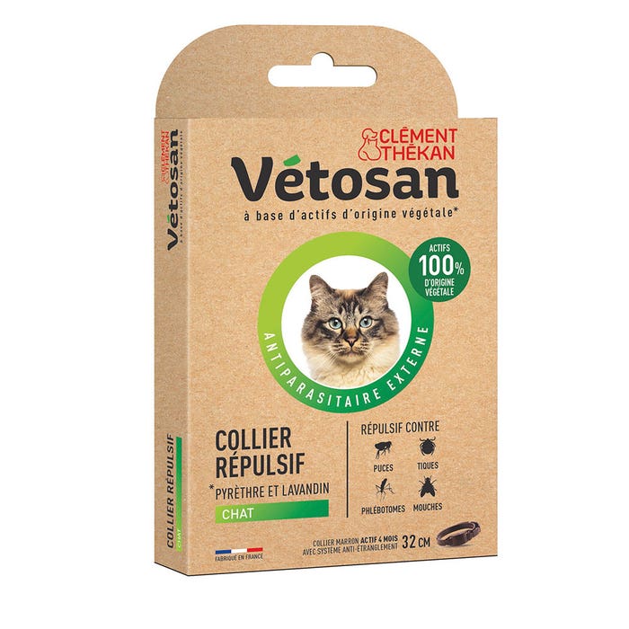 Clement Thekan Cat Repellent Collar 32 cm 1 unidad Vétosan Clement-Thekan
