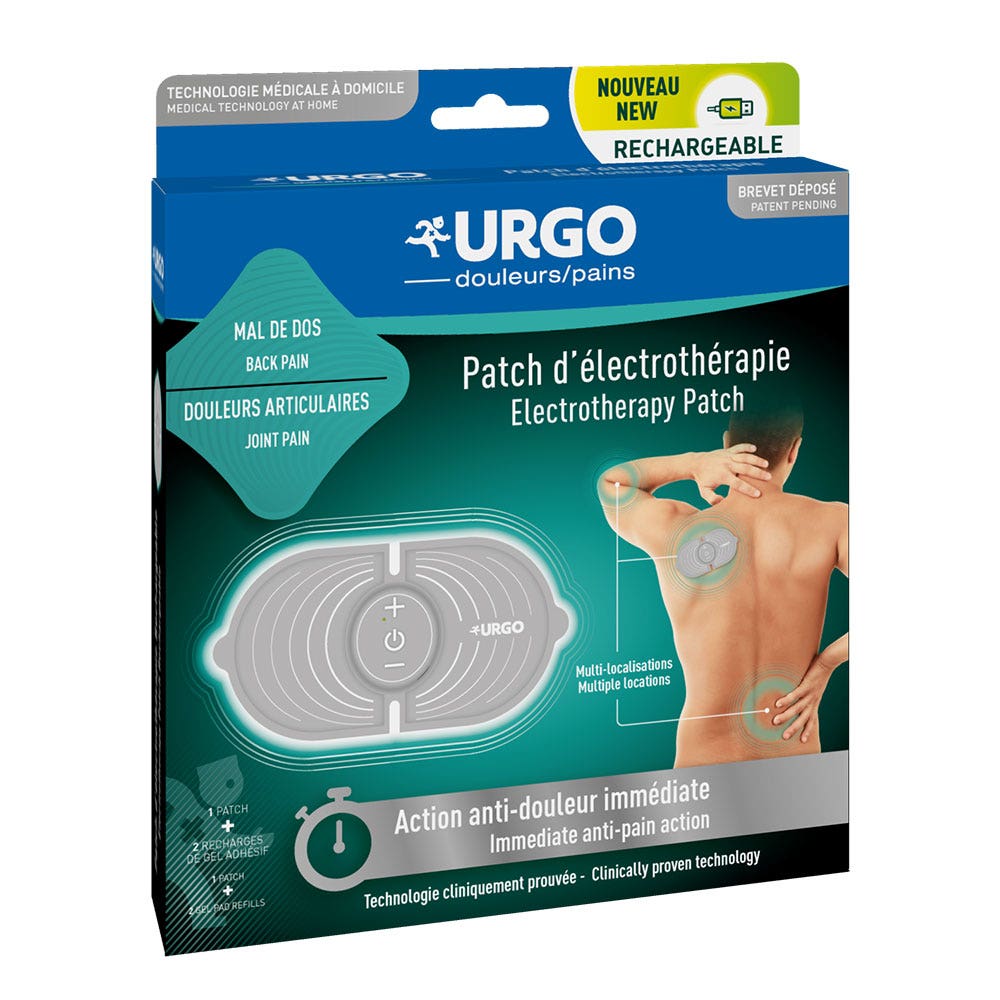 Urgo Rechargeable electrotherapy patch