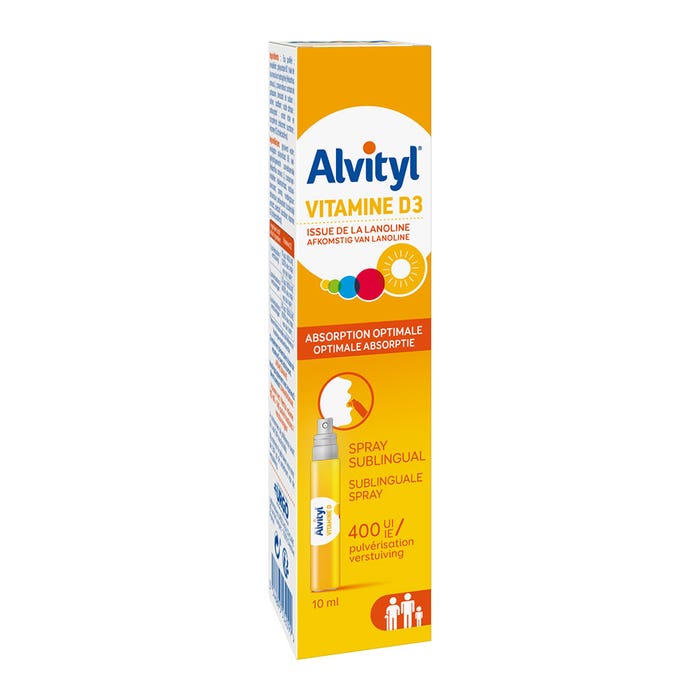 Vitamin D3 spray 10ml Alvityl
