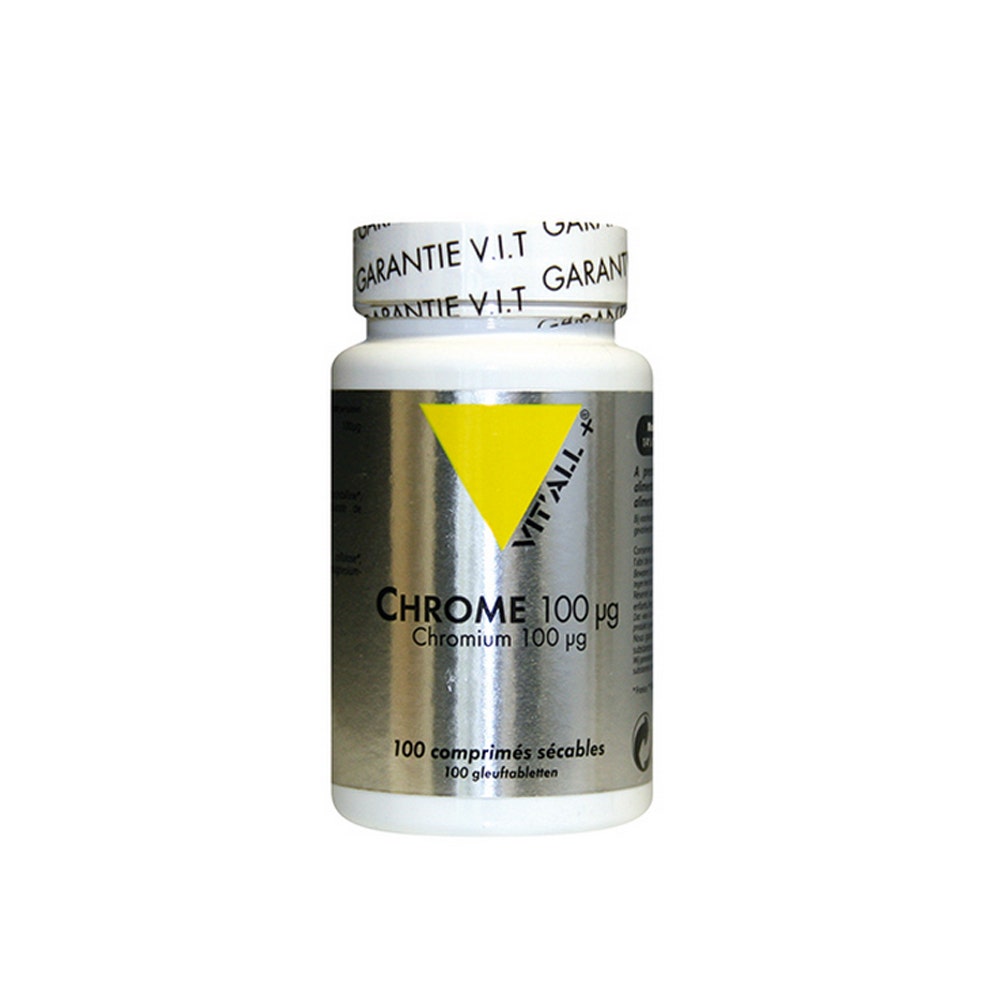 Vit'All+ Chromium 100µg 100 Tablets