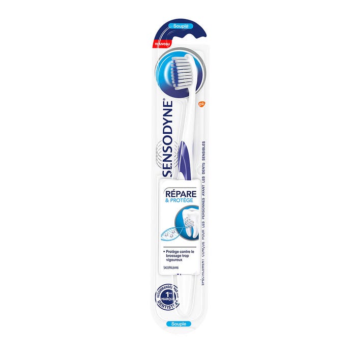 Soft Toothbrush Repairing And Protecting Sensodyne