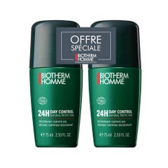 Biotherm Day Control 72h Deodorant Anti-perspirant Roll-On for Men 2x75ml