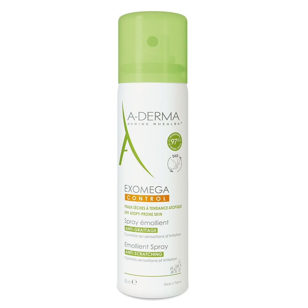A-Derma Exomega Control Anti-Scratching Emollient Spray for Dry Skin Dry Skin 50ml