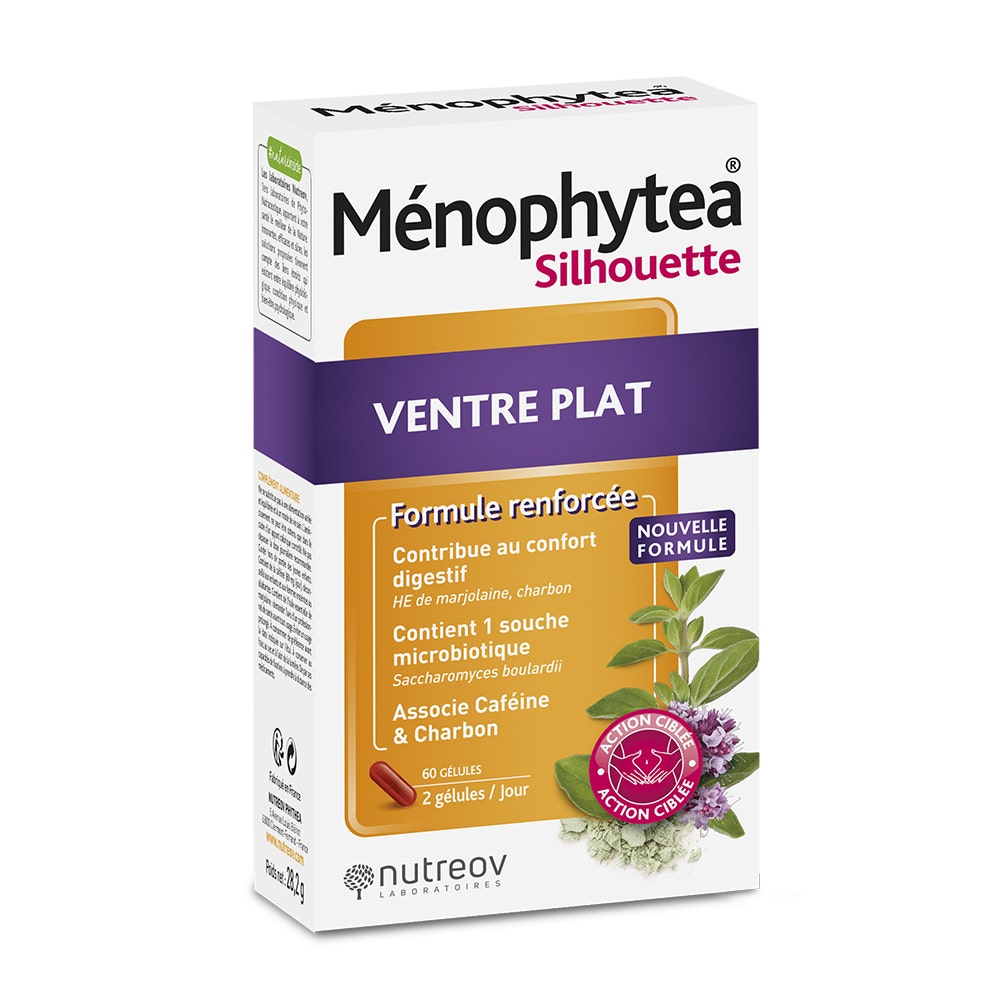Ménophytea Menophytea silhouette Flat stomach 60 capsules