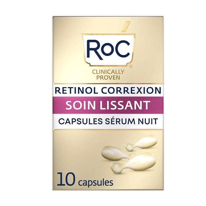 Night Serum 10 Capsules Soin lissant Retinol Correxion Roc