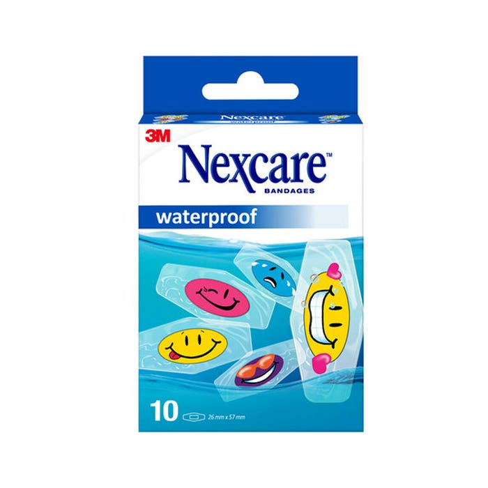 Waterproof Plasters x10 Nexcare