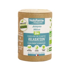Nat&Form Relaxation Aubepine & Lemon Balm 120 plant capsules