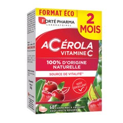 Forté Pharma Energie Acerola X 60 Tablets Riche en Vitamine C naturelle 60 Comprimes