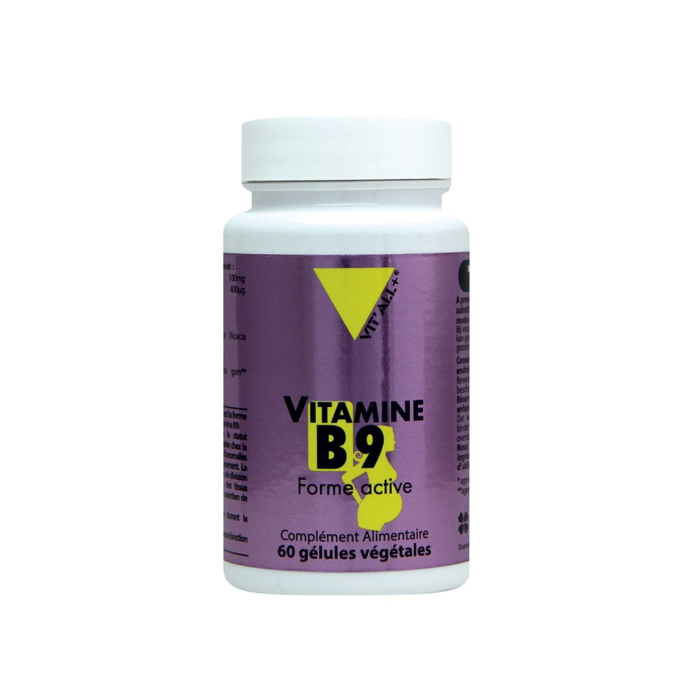 Vit'All+ Vitamin B9 Quatrefolic® 400 µg 60 capsules