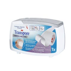 3M Transpore Microperfore Transparent plaster Easy to cut 2,5cmx5m